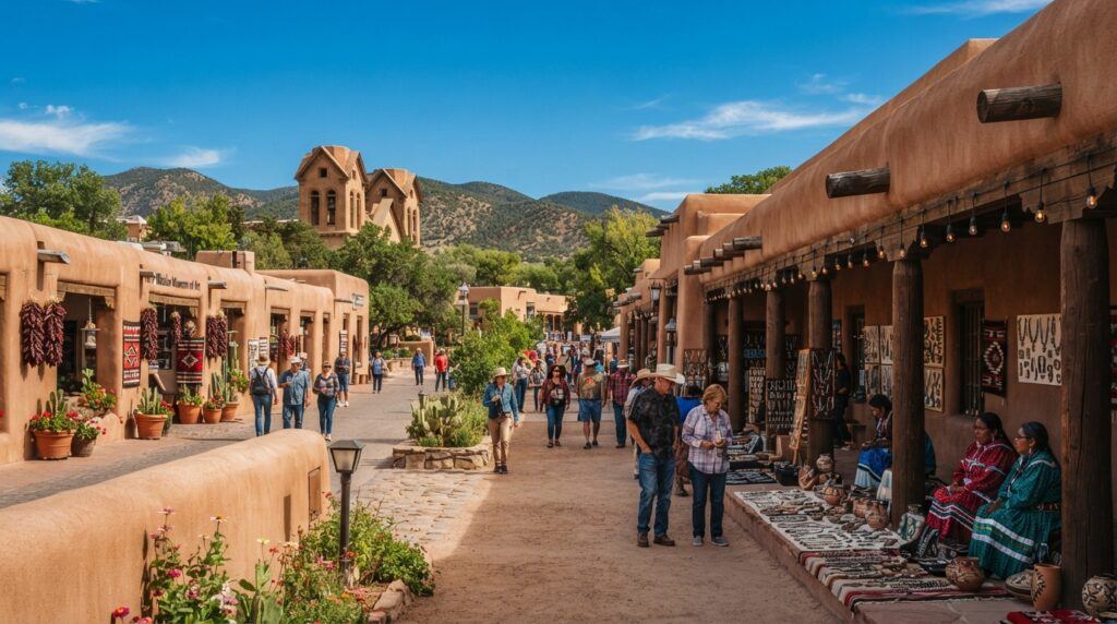 A walk in Santa Fe, New Mexico